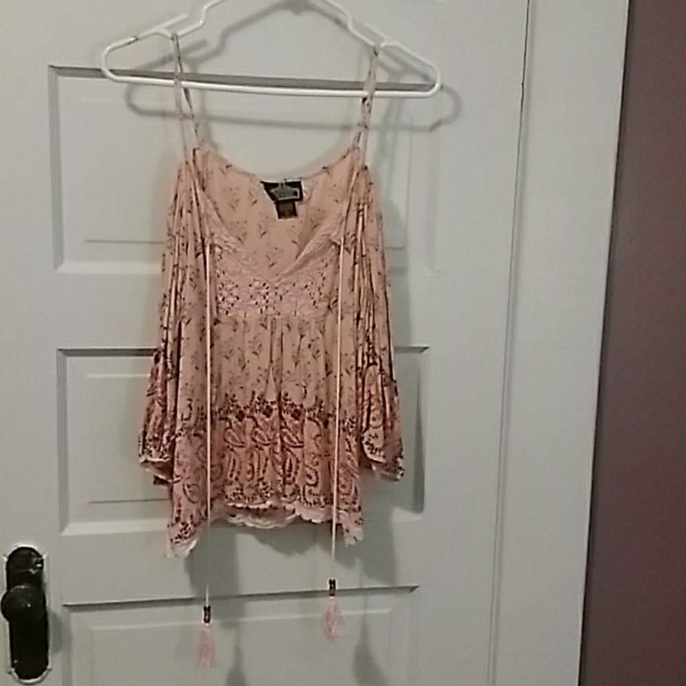 Cute cold shoulder top